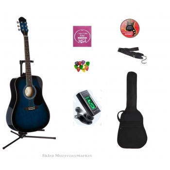 Gitara akustyczna MSA CW185+ zestaw akcesoriów